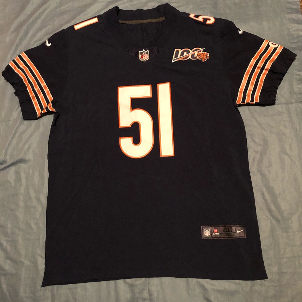 NFL Chicago Bears hundredth anniversary patch wow